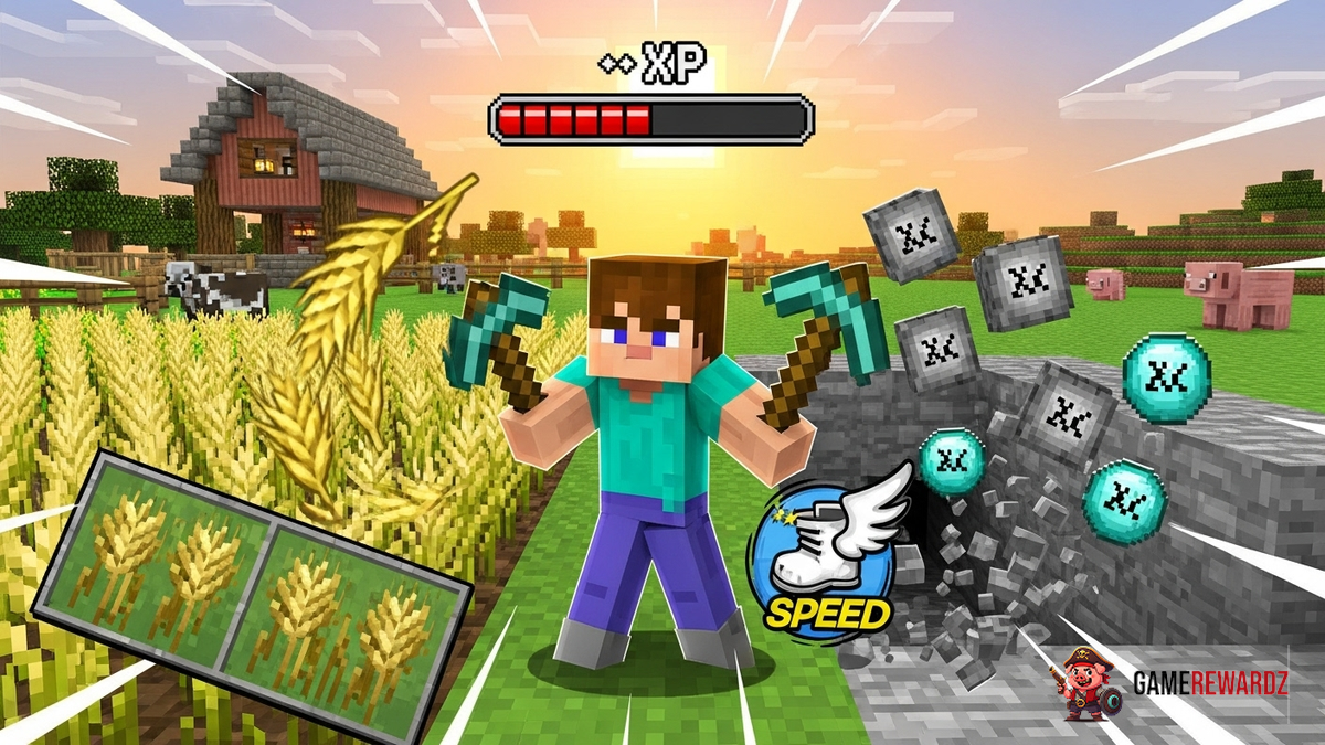 Minecraft: Farm Resources Quickly – Speed Up Your Progress!